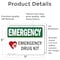 Signmission Drug Kit With Symbol, 7 in W x Rectangle, Vinyl Decal OS-2PACK-EM-D-57-L-10308 - alternate 4